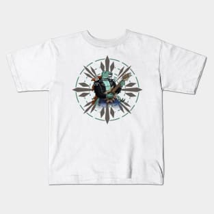 DINOMETAL - STEGOSAURUS Kids T-Shirt